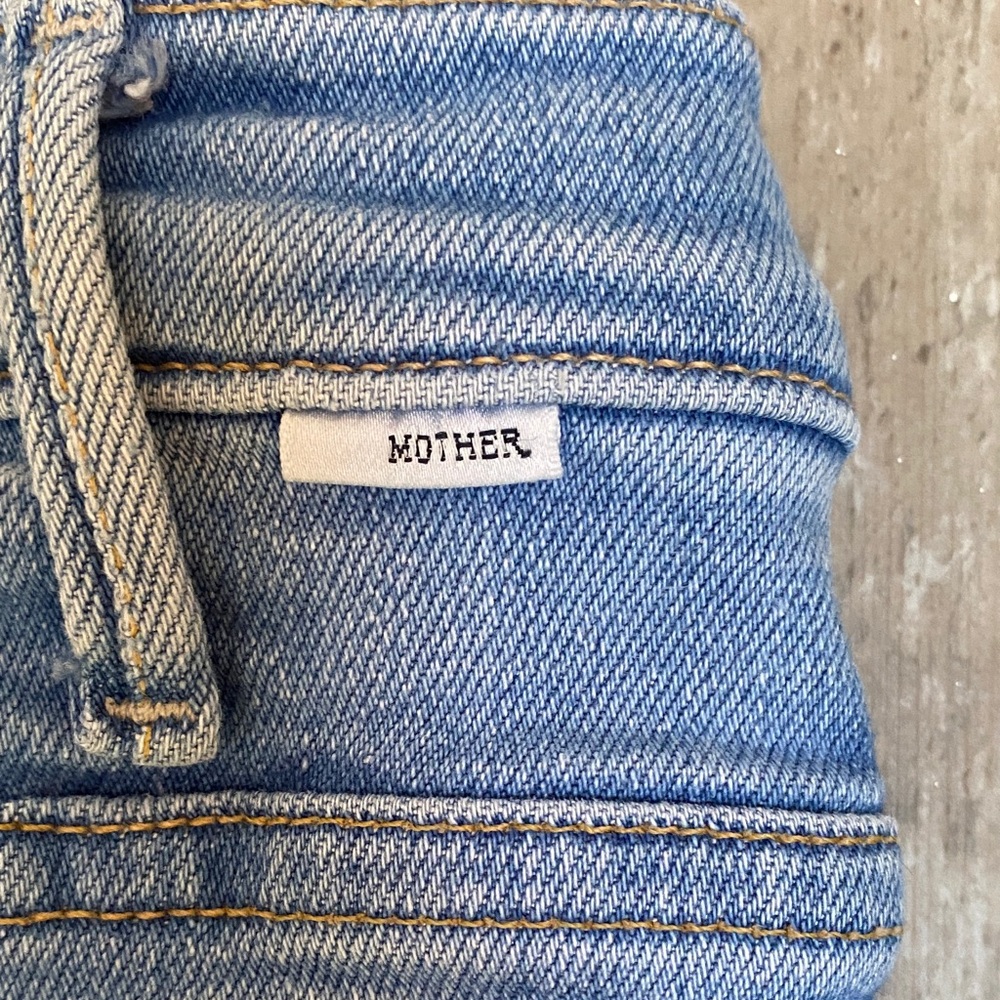 MOTHER Light Blue Flare Jeans - Picture 8 of 9